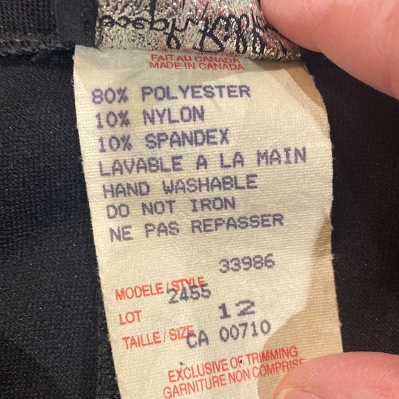 Joseph Ribkoff long sleeved black dress. Size 12 - Picture 7 of 8